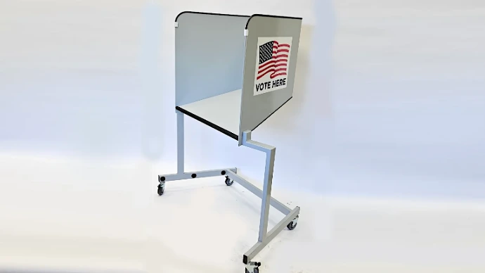 Voting privacy booth for elections