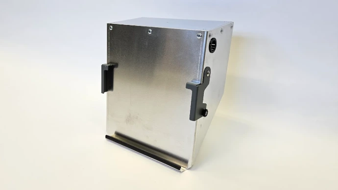 Custom ipad holder with locking brackets