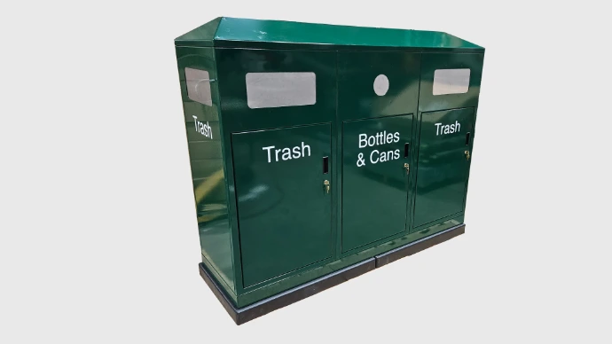 Waste and recycling receptacle